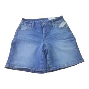 Maurices Womens Mid Rise 5" Inseam Denim Shorts Size 0 NWT